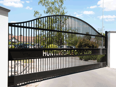Commercial Steel automatic entrance gate